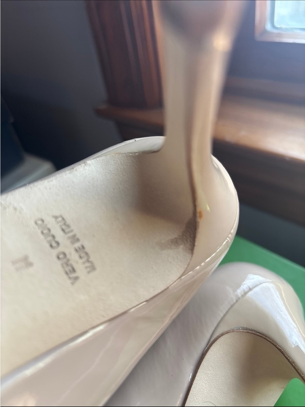 Kate Spade Nude Patent Pointed-Toe Stiletto Pumps NWT - Picture 4 of 7